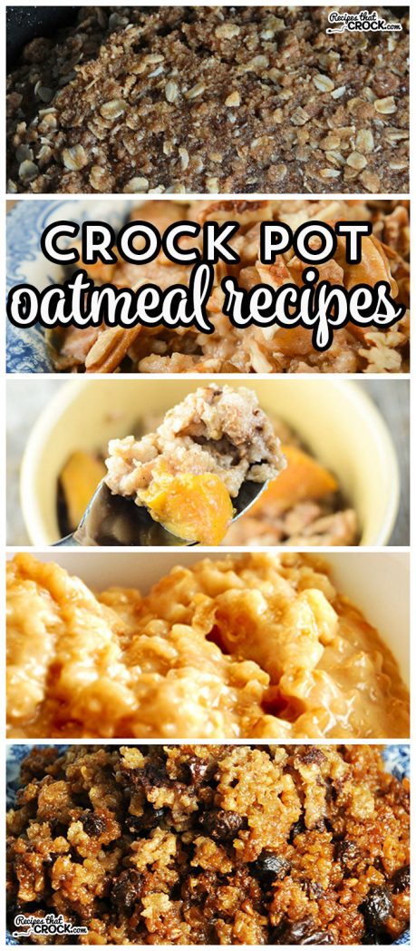 Do you love oatmeal? We do too! Having a piping hot breakfast waiting for you when you wake up is awesome, so check out these Crock Pot Oatmeal Recipes!