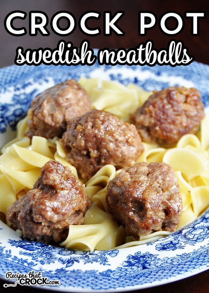 Do you love meatballs? Do you have a favorite meatball recipe? This Crock Pot Swedish Meatballs recipe just might be your new favorite! Yum!