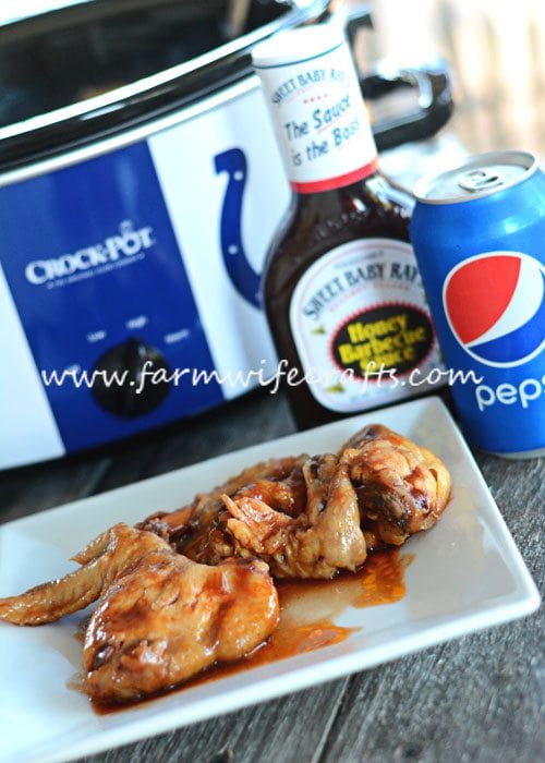 Slow Cooker Honey BBQ Wings