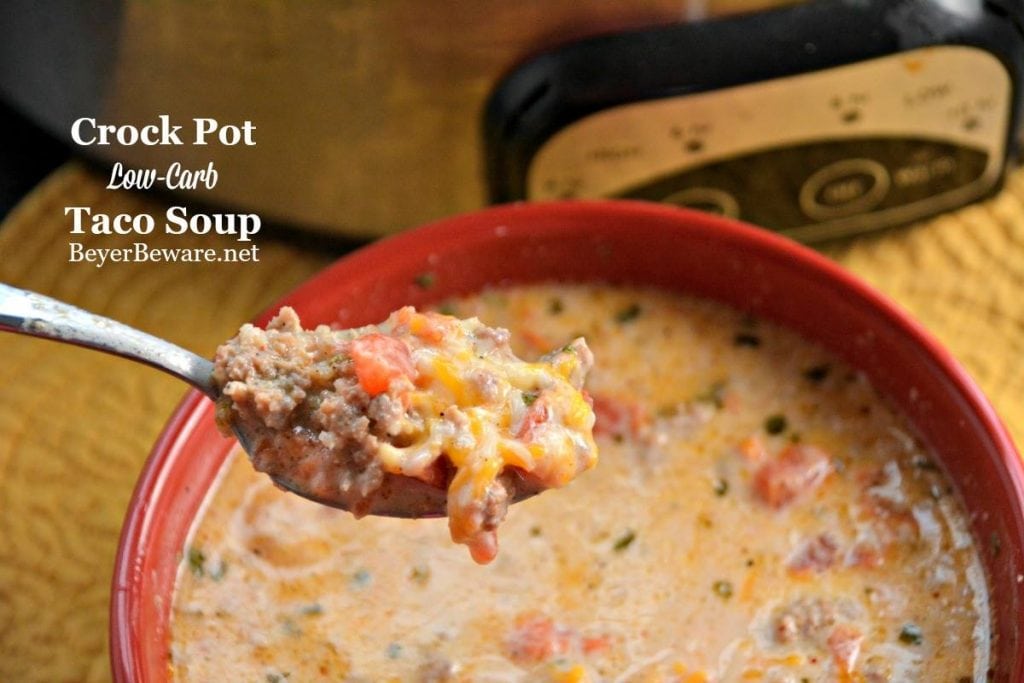Crock Pot Low Carb Taco Soup