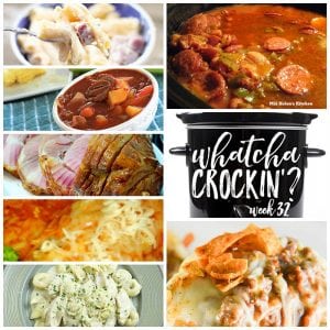 This week's Whatcha Crockin' crock pot recipes include Slow Cooker Cajun Red Beans and Rice, Ham and Cheese Pasta Bake, Slow Cooker Beef Stew, Crock Pot Chicken Alfredo Tortellini, Crock Pot Taco Bake, Crock Pot Garlic Honey Mustard Ham, Slow Cooked Spanish Chicken With Chorizo Spiced Rice and much more!