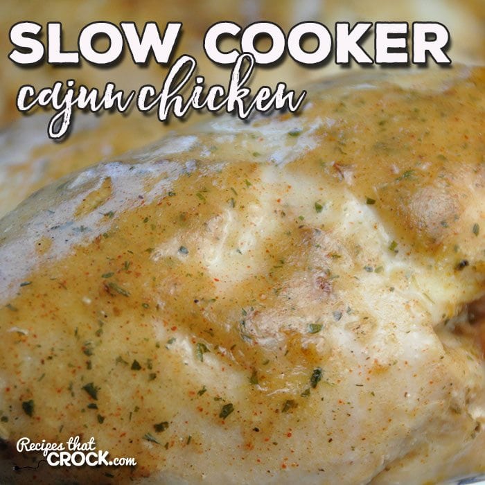 If you are looking for a super easy recipe where you end up with a dish that has amazing flavor with just a tiny kick, then you simply must try this Slow Cooker Cajun Chicken!