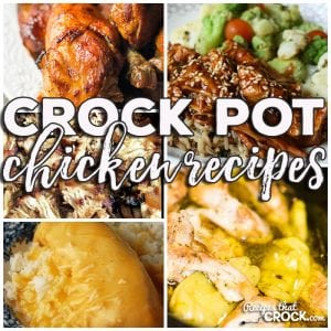 This week for our Friday Favorites we have Crock Pot Chicken Drumsticks, Cheesy Crock Pot Chicken, Crock Pot Mississippi Chicken, Sweet Honey Mustard Chicken and Sweet Slow Cooker Sesame Chicken!