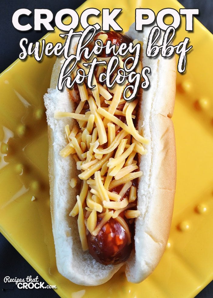 You are gonna love these yummy Sweet Crock Pot Honey BBQ Hot Dogs! They are super easy to throw together and always a crowd favorite!