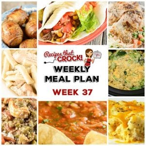This week's weekly menu features Crock Pot Brown Sugar Pineapple Pork Roast, Crock Pot Broccoli Cheese Casserole, Crock Pot Beefy Tex Mex Tacos, Crock Pot Homemade Salsa, Slow Cooker Chicken Noodles, Crock Pot Seafood Gumbo, Easy Crock Pot Chicken Dinner for Two, Crock Pot Cheese Souffle, Crock Pot Bacon Taters, Crock Pot Cheesecake.