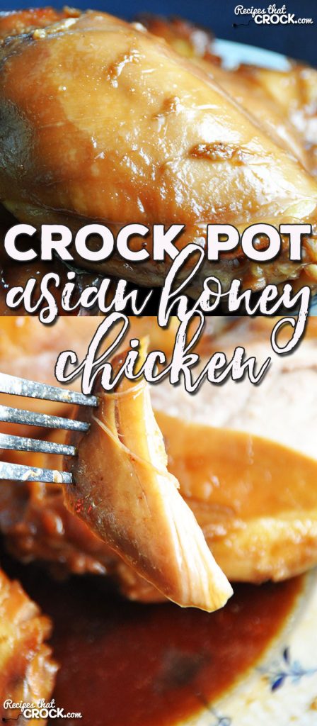 If you are looking for an easy recipe that will have everyone begging for more, check out this Crock Pot Asian Honey Chicken!