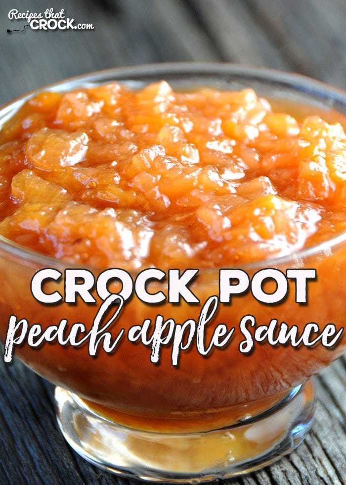 Have I got a treat for you folks! This Crock Pot Peach Apple Sauce is super easy to make and will have everyone asking for more!