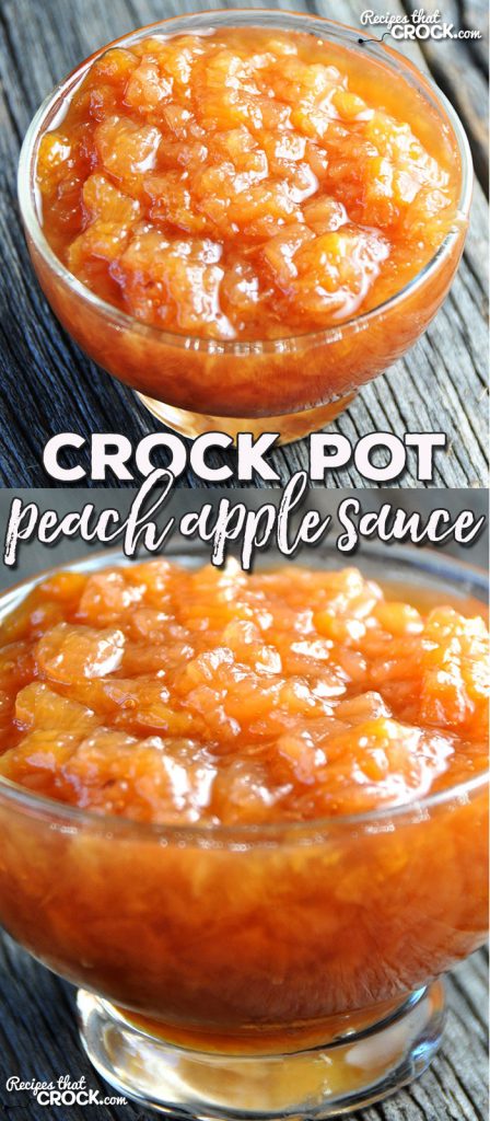 Have I got a treat for you folks! This Crock Pot Peach Apple Sauce is super easy to make and will have everyone asking for more!