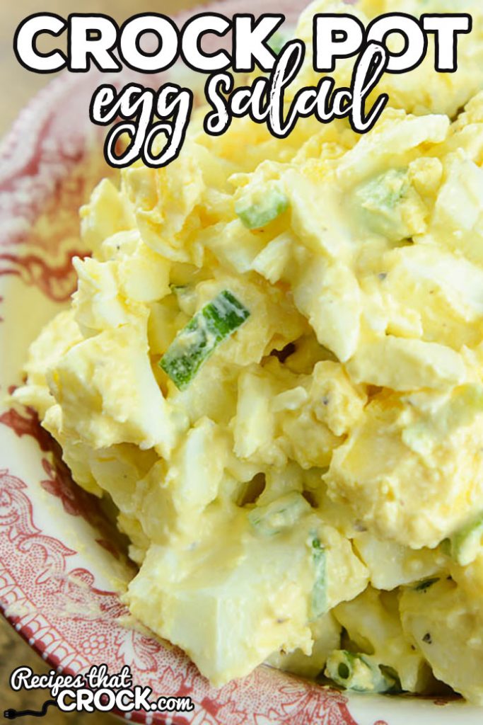 Are you looking for an easy way to make egg salad? Our no-peel method takes all the work out of making this simple Crock Pot Egg Salad.