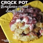 Whether you have fresh or frozen strawberries, you can whip up this amazing Crock Pot Strawberry Cream Dump Cake! Your house will smell amazing and your taste buds will be doing a happy dance!