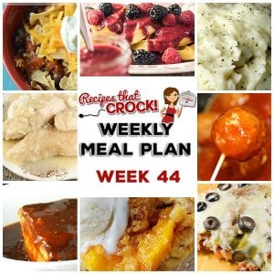 This week's weekly menu features Crock Pot Teriyaki Pork Loin, Crock Pot Sweet & Tangy Baked Beans, Crock Pot Chicken Stuffing Casserole, Crock Pot Fresh Green Beans, Crock Pot Chicken Tortilla Soup, Crock Pot Homestyle Chicken, Crock Pot No-Boil Mashed Potatoes, Crock Pot Pizza Bake, Crock Pot Sweet and Tangy Meatballs, Crock Pot Peachy Dump Cake and Crock Pot Fresh Berry Syrup. 