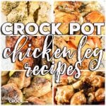 This week for our Friday Favorites we have some yummy Crock Pot Chicken Leg Recipes like Crock Pot BBQ Chicken Legs, Crock Pot Mississippi Style Chicken Legs, Crock Pot Pesto Lemon Pepper Chicken Legs, Crock Pot BBQ Ranch Chicken Legs, All Day Crock Pot Chicken Leg Dinner and Crock Pot Chicken Drumsticks.