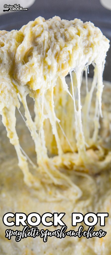 Are you looking for a good slow cooker side dish? Our Crock Pot Spaghetti Squash and Cheese is a kid-approved family dinner side dish that is a great low-carb alternative to macaroni and cheese.