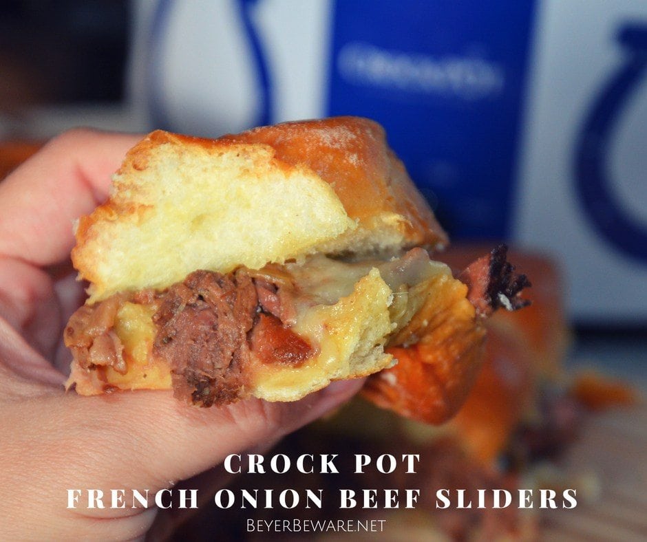 Crock Pot French Onion Beef Sliders