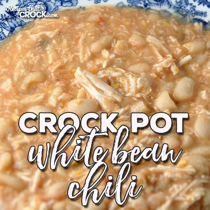 If you are looking for a new, delicious chili recipe that is super delicious, I have a treat for you! This Crock Pot White Bean Chili is awesome!
