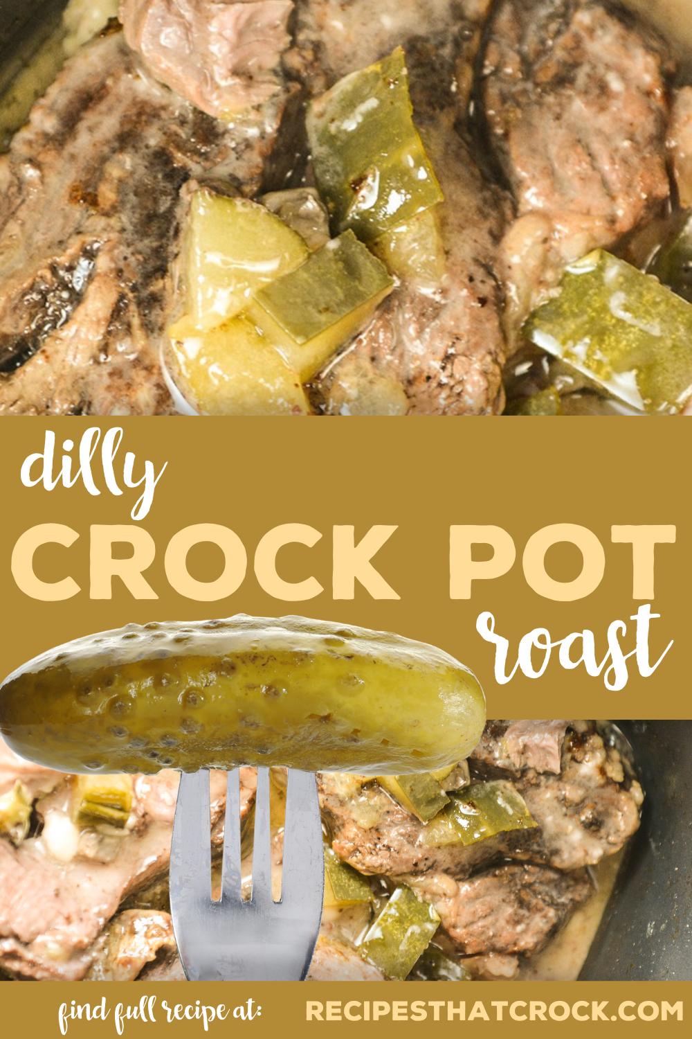 Are you looking for an easy roast that has a phenomenal flavor? This reader submitted recipe for Dilly Crock Pot Roast is fantastic! You have got to try this tender fall apart roast with a dill pickle pick me up!