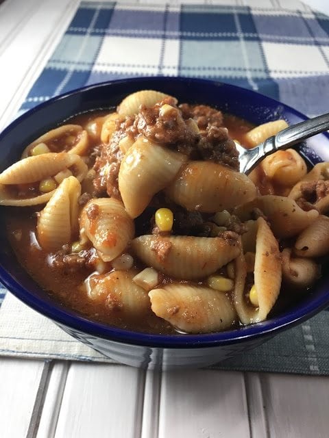 Crock Pot Hamburger Soup