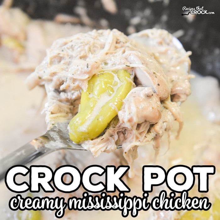 Do you love Crock Pot Mississippi Chicken? Our Creamy Crock Pot Mississippi Chicken is a twist on one of the most popular crock pot chicken recipes on Recipes That Crock! It is also a great low carb recipe for your slow cooker!