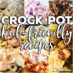 This week for our Friday Favorites we have some awesome Crock Pot Kid-Friendly Recipes for you including Crock Pot Chicken Legs {Mississippi Style}, Low Carb Crock Pot Pizza Soup, Crock Pot Spaghetti Squash and Cheese, Crock Pot Cheesy Chicken Spaghetti, Crock Pot Pizza with Mac and Cheese Crust, Crock Pot Sloppy Joe Casserole, Crock Pot Pizza Tater Tot Casserole, Princess Crock Pot Candy and Crock Pot No Bake Cookies!