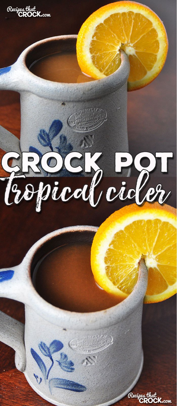 This Crock Pot Tropical Cider is super simple to throw together and is like a mini-vacation in a cup! Everyone asks for a refill when this is around!