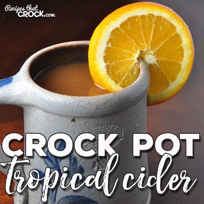 This Crock Pot Tropical Cider is super simple to throw together and is like a mini-vacation in a cup! Everyone asks for a refill when this is around!