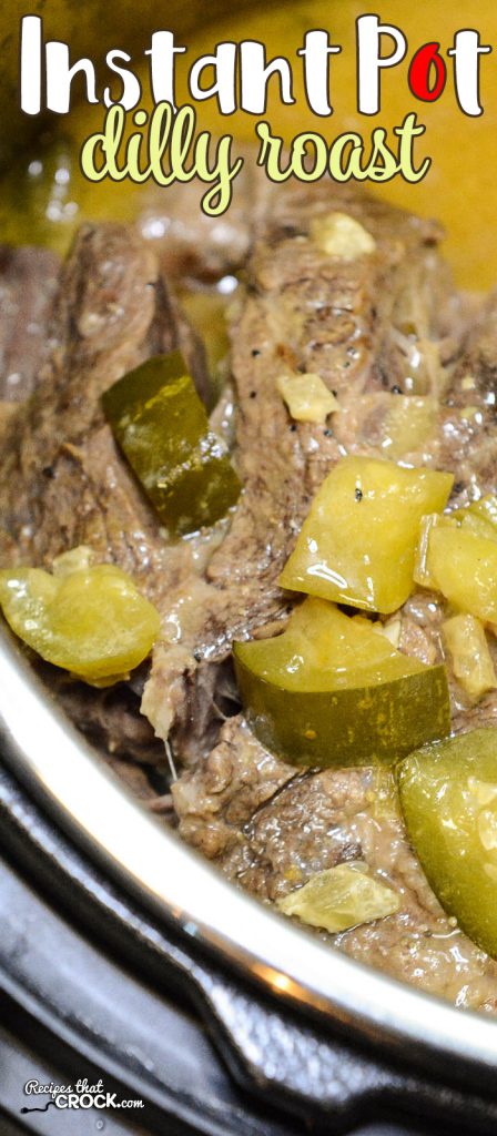Are you looking for a delicious roast to make in your electric pressure cooker? Our Instant Pot Dilly Roast takes our 8 hour Crock Pot Dilly Roast and converts it into a recipe that is ready to eat in 90 minutes or less! (Low Carb)