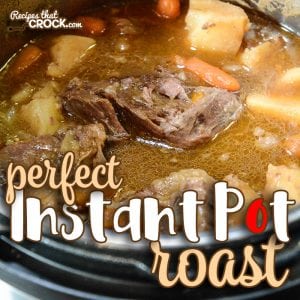 Are you looking for the perfect Instant Pot Roast recipe? We took our tried and true family roast and converted it into an electric pressure cooker recipe. #InstantPot #Beef #Roast #Recipe