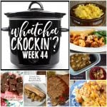 Cris from Recipes that Crock is sharing Crock Pot Cheesy Chicken Chowdown.