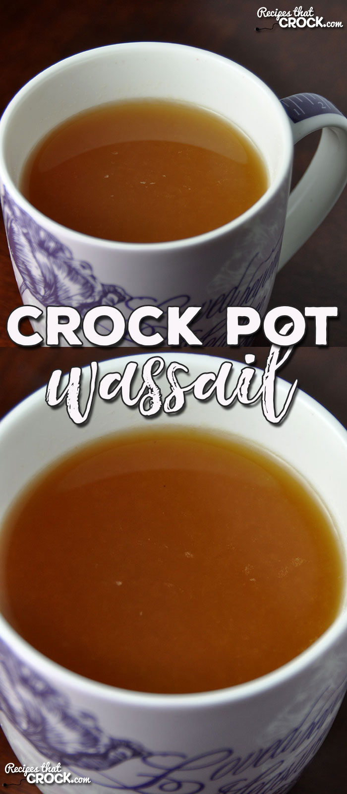 You don't wanna miss this Crock Pot Wassail recipe. It is divine! It tastes just like a delicious slice of apple pie and is the perfect way to stay warm!