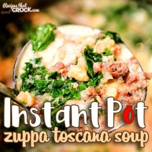 Do you LOVE our Crock Pot Zuppa Toscana Soup as much as we do? Our electric pressure cooker version is just as good and ready in a fraction of the time! Our Instant Pot Zuppa Toscana Soup can be made with traditional ingredients or easily adapted as a low carb recipe. #Ad #RecycleYourCartons#Crockpot #Soup #InstantPot #ElectricPressureCooker #lowcarb #lchf