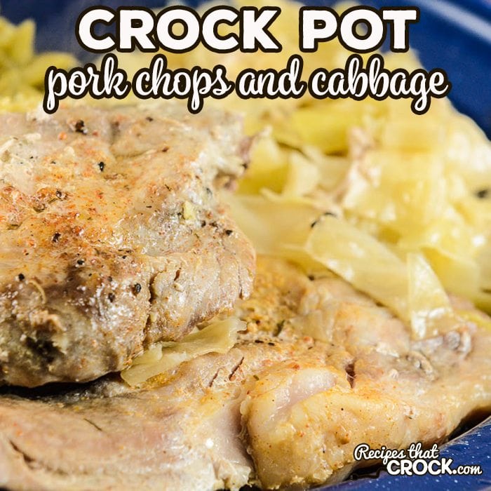 Our Crock Pot Pork Chops and Cabbage is an delicious family meal that is so simple to make with just a handful of ingredients. #LowCarb #CrockPot #FamilyMeal #PorkChops