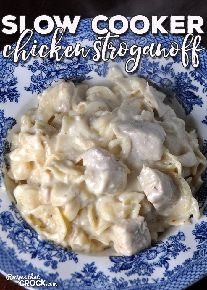 Do you want a delicious meal that is a snap to make and has even kids asking for more even after all the leftovers are gone? Then you don't want to miss this Slow Cooker Chicken Stroganoff submitted by one of our Crock Posse members!