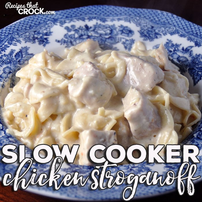 Do you want a delicious meal that is a snap to make and has even kids asking for more even after all the leftovers are gone? Then you don't want to miss this Slow Cooker Chicken Stroganoff submitted by one of our Crock Posse members!