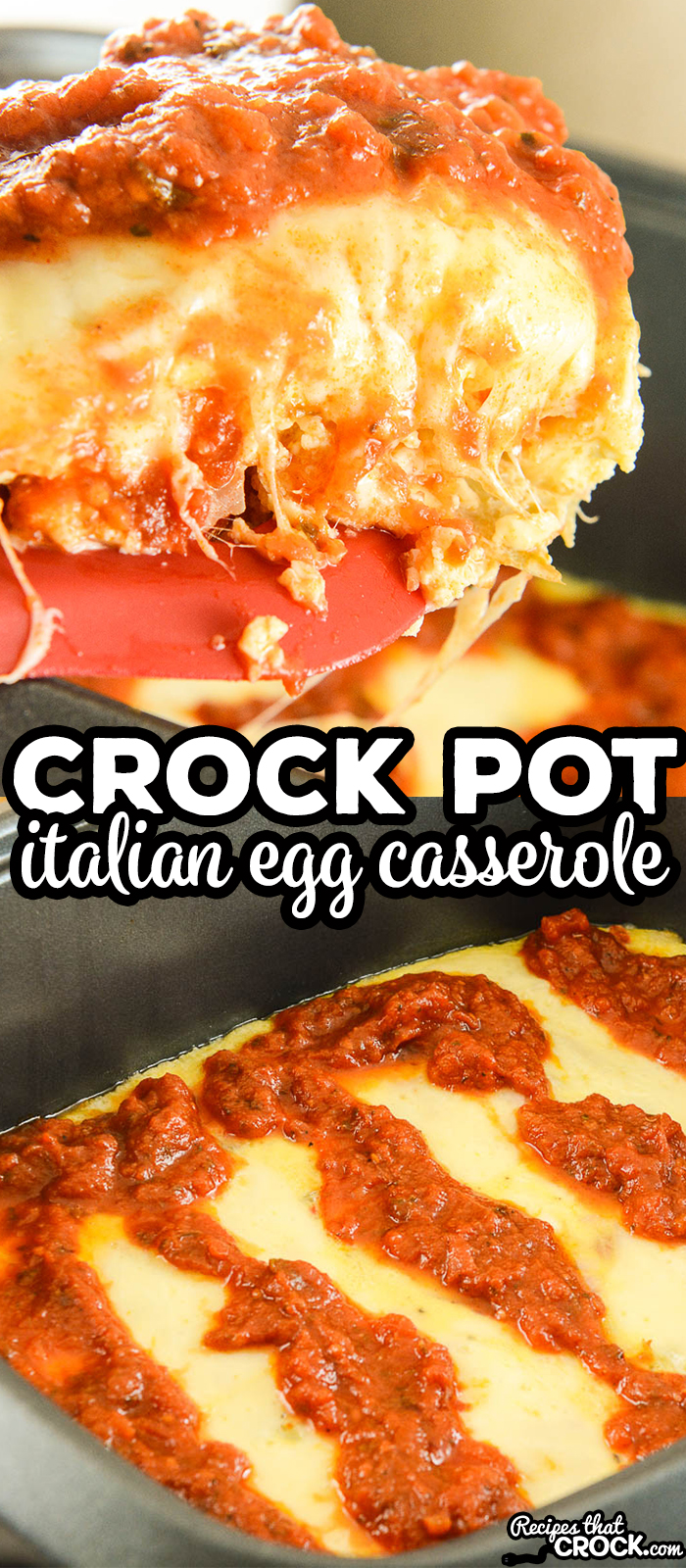Are you looking for a great low carb breakfast casserole that carb lovers enjoy? Our Crock Pot Italian Egg Casserole puts a tasty twist on your traditional breakfast egg casserole recipe.