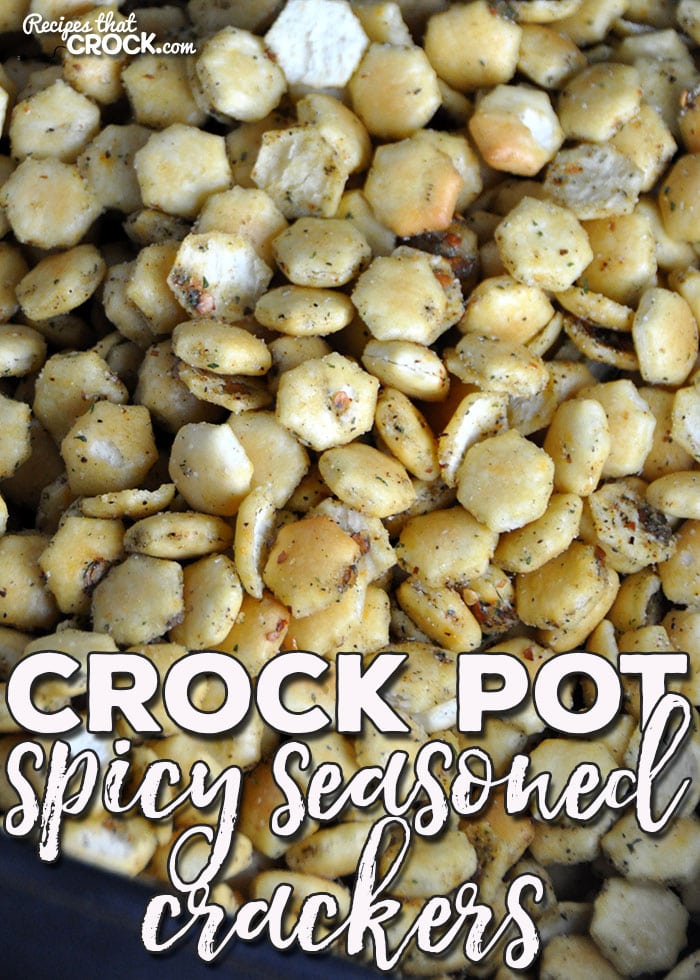 Theses Crock Pot Seasoned Crackers are easy, tasty, spicy and a recipe that Michael's great-aunt has been using for over 40 years! It is the perfect snack to have on hand for a party or just at your home! Yum!