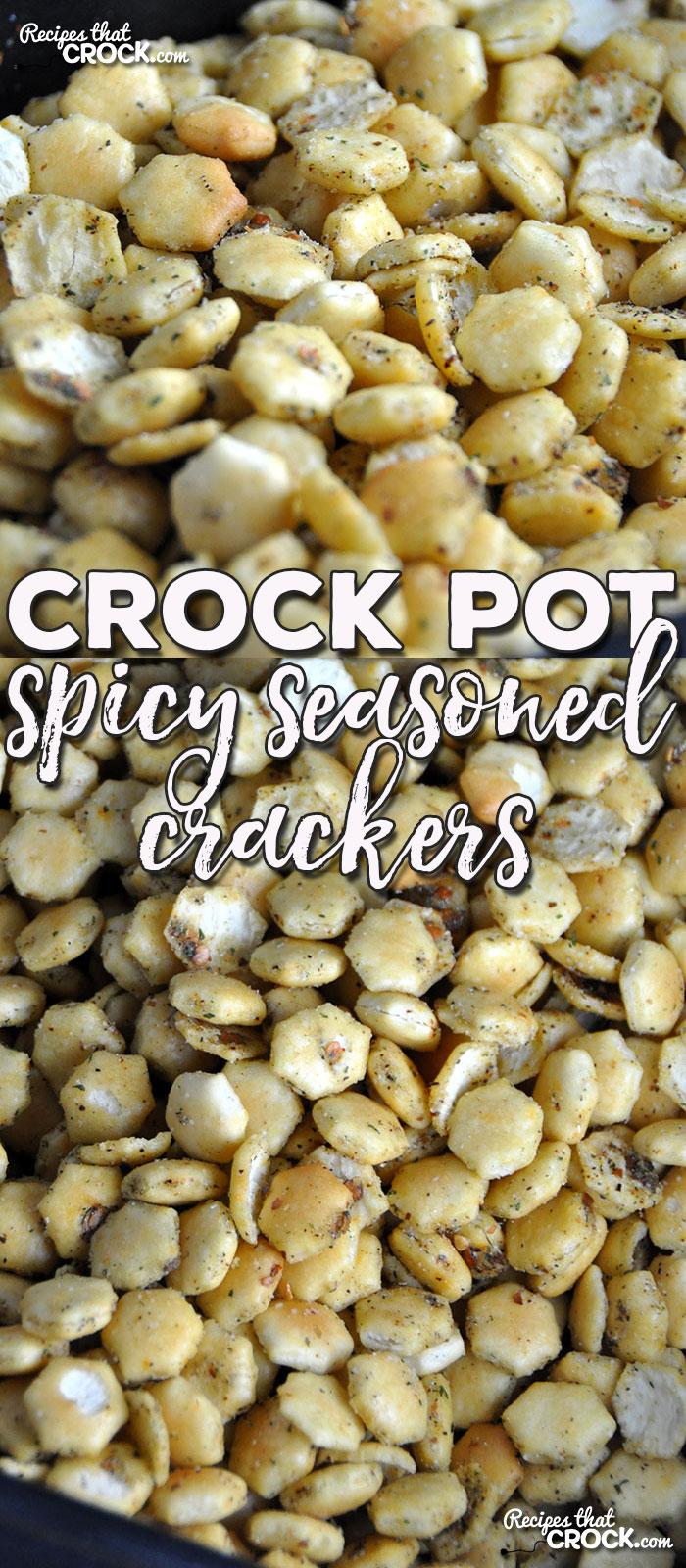 Theses Crock Pot Seasoned Crackers are easy, tasty, spicy and a recipe that Michael's great-aunt has been using for over 40 years! It is the perfect snack to have on hand for a party or just at your home! Yum!