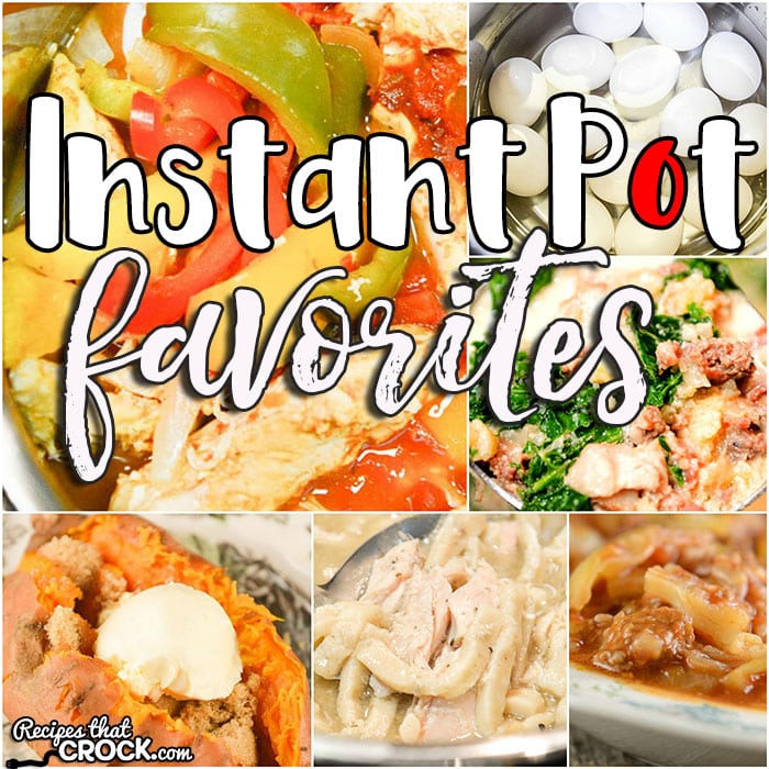 This week for our Friday Favorites we have some awesome Instant Pot Favorites like Mississippi Pot Roast Electric Pressure Cooker Version, Electric Pressure Cooker Chicken Noodles, Perfect Instant Pot Roast, Instant Pot Hard Boiled Eggs, Electric Pressure Cooker Sweet Potatoes, Unstuffed Cabbage Soup Electric Pressure Cooker Recipe, Instant Pot Chicken Fajitas and Instant Pot Zuppa Toscana Soup. 