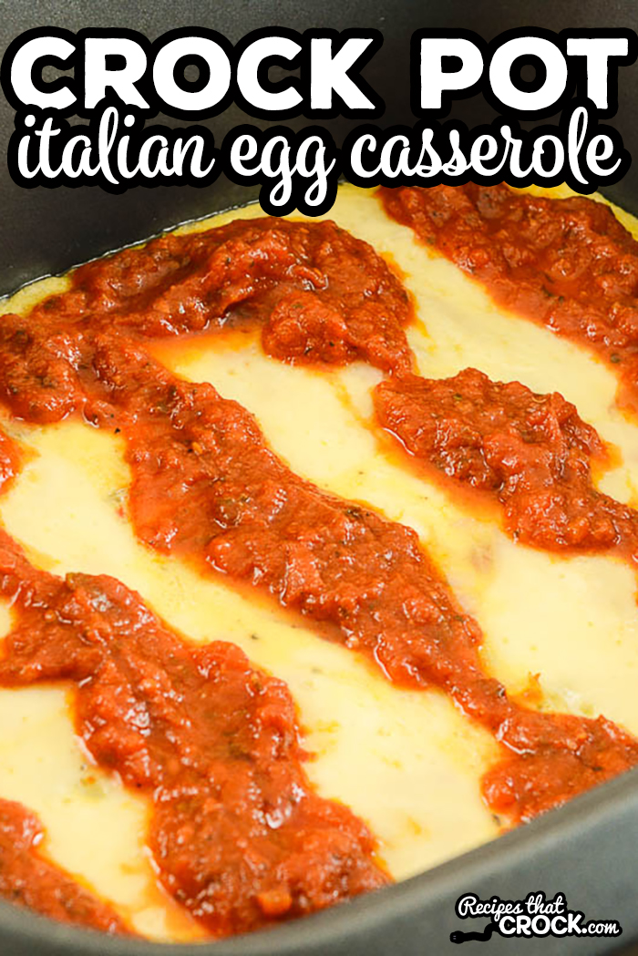 Are you looking for a great low carb breakfast casserole that carb lovers enjoy? Our Crock Pot Italian Egg Casserole puts a tasty twist on your traditional breakfast egg casserole recipe.
