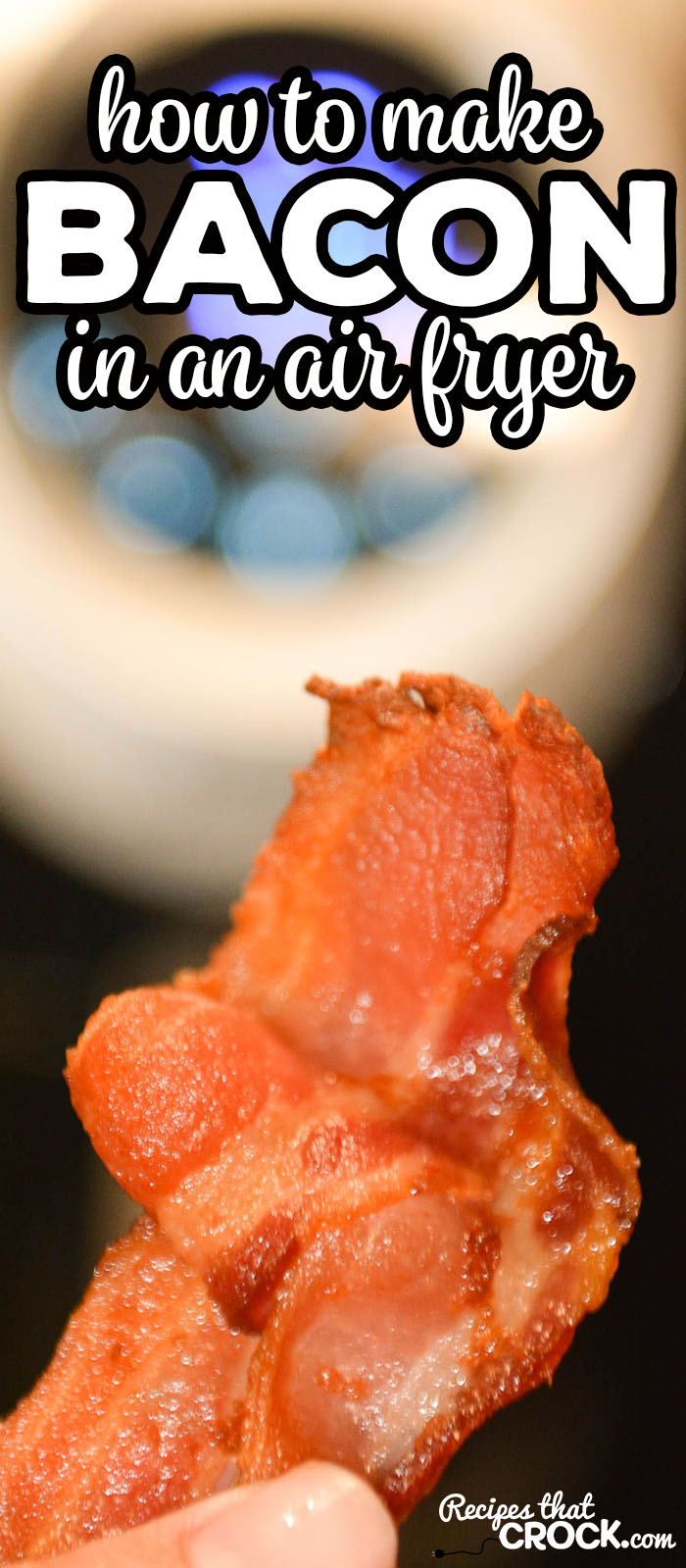 Are you wondering how to make bacon in an Air Fryer? We use a lot of bacon in our low carb recipes and our favorite way to quickly make crispy bacon is in the air fryer.