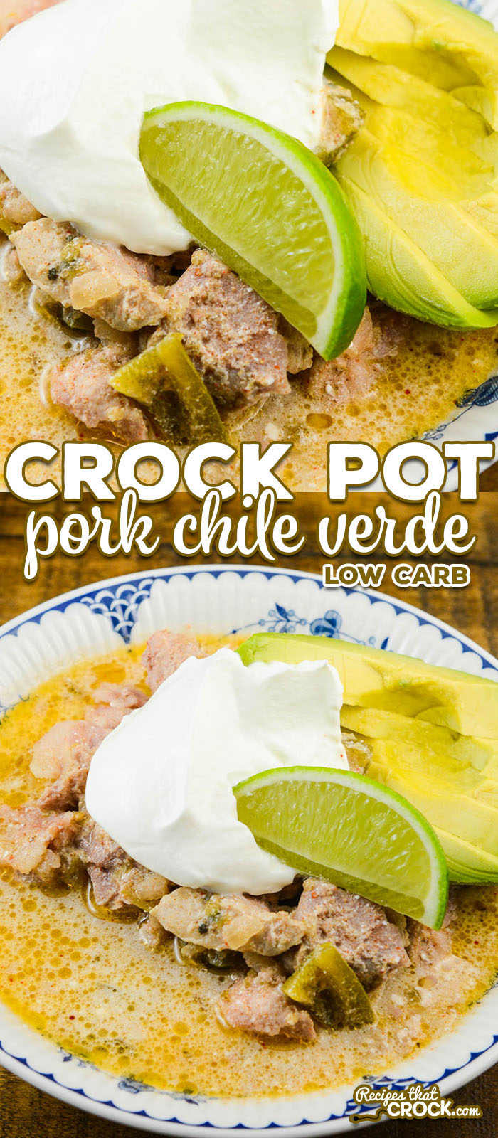 This Crock Pot Chile Verde Recipe has become a family favorite in our house. This slow cooker recipe can be served up as a stew or spooned into tortillas for a delicious spin on taco night.