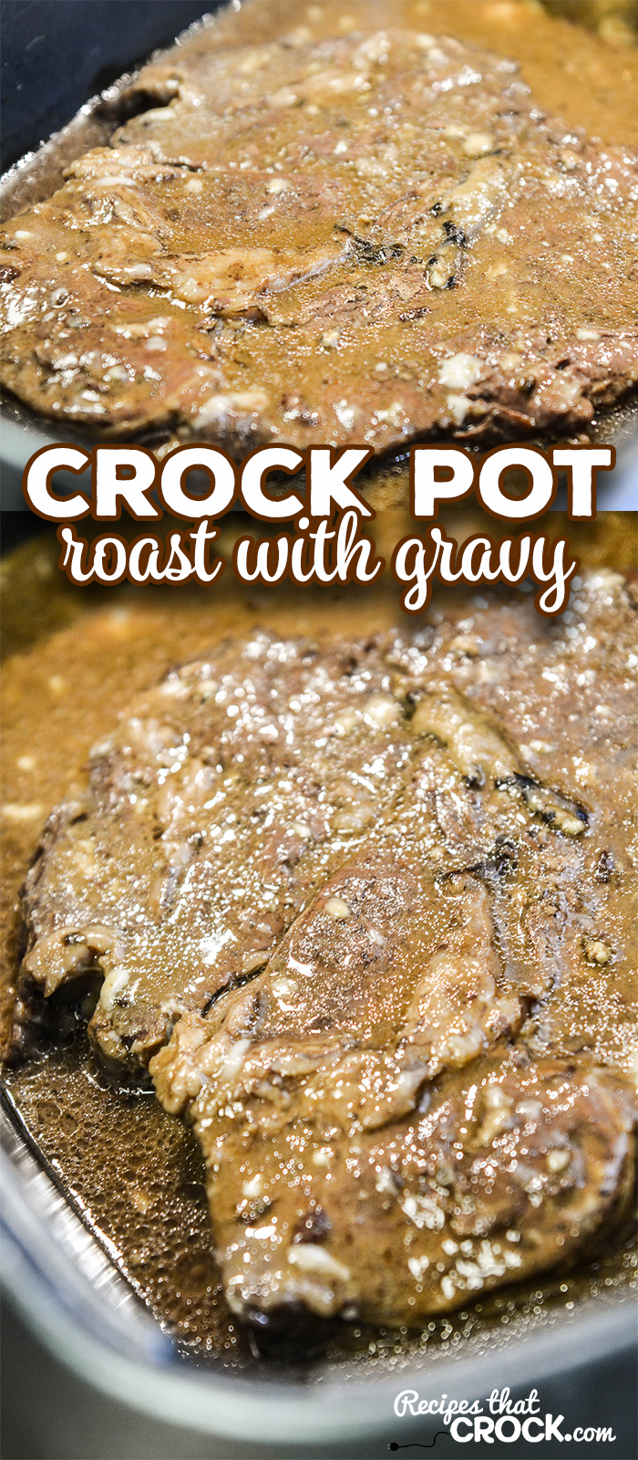 Are you looking for a foolproof way to make pot roast? Our Crock Pot Roast with Gravy is a super simple way to make an amazing roast in your slow cooker every time!