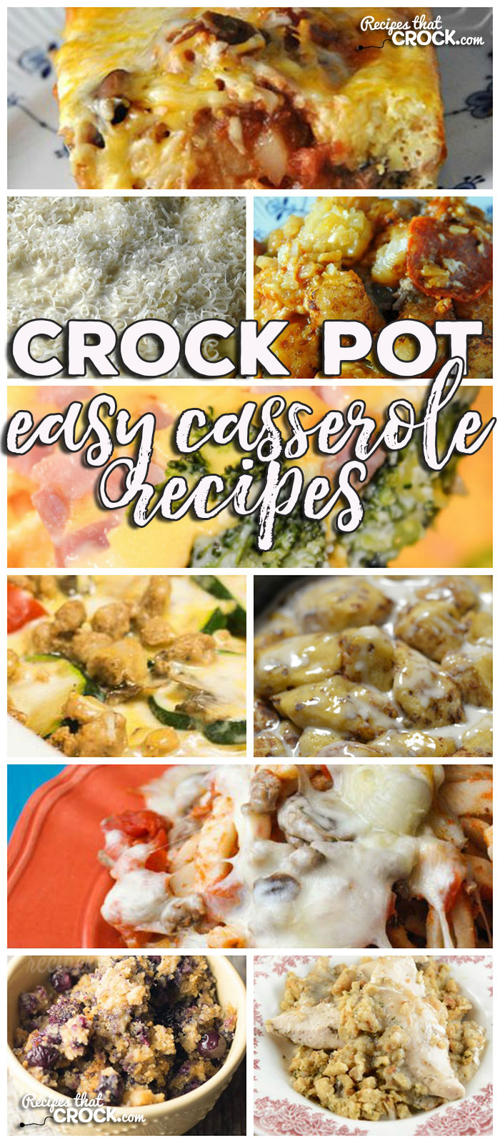 This week for our Friday Favoritesย we haveย some Easy Crock Pot Casserole Recipes likeย Crock Pot Ham Tomato Egg Casserole,ย Crock Potย Italian Egg Casserole,ย Crock Pot Ham Broccoli Cheese Casserole,ย Crock Pot Bacon Egg Cheese Casserole,ย Crock Pot Chicken Alfredo Ravioli Casserole,ย Crock Pot Broccoli Cheese Casserole,ย Crock Pot Taco Ravioli Casserole,ย Crock Pot Sloppy Joe Casserole,ย Crock Pot French Onion Beef Casserole,ย Crock Pot Green Bean Casserole,ย Crock Pot Pork Chop Rice Casserole,ย Crock Pot Taco Casserole,ย Crock Pot Cheesy Chicken Rice Casserole,ย Crock Pot One-Pot Chicken Casserole,ย Crock Pot Cheesy Ham Hashbrown Casserole,ย Crock Pot Bacon Cheeseburger Casserole,ย Crock Pot Pizza Tater Tot Casserole,ย Crock Pot Meatball Sub Casserole,ย Crock Pot Cranberry Orange Roll Casserole,ย Crock Pot Sausage Egg Casserole,ย Crock Pot Chicken and Stuffing Casserole,ย Crock Pot Hamburger Casserole,ย Crock Pot Southwest Breakfast Casserole,ย Crock Pot Ravioli Meatball Casserole,ย Slow Cooker Breakfast Casserole,ย Crock Pot Blueberry Breakfast Casserole,ย Crock Pot Chili Cheese Casserole,ย Crock Pot Cinnamon Roll Casserole,ย Crock Pot Pizza Casserole andย Crock Pot Corn Casserole.