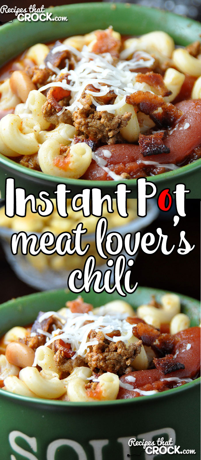 Love our Meat Lover’s Crock Pot Chili, but have no time? This Meat Lover's Instant Pot Chili is the perfect way to have this meal in a fraction of the time!