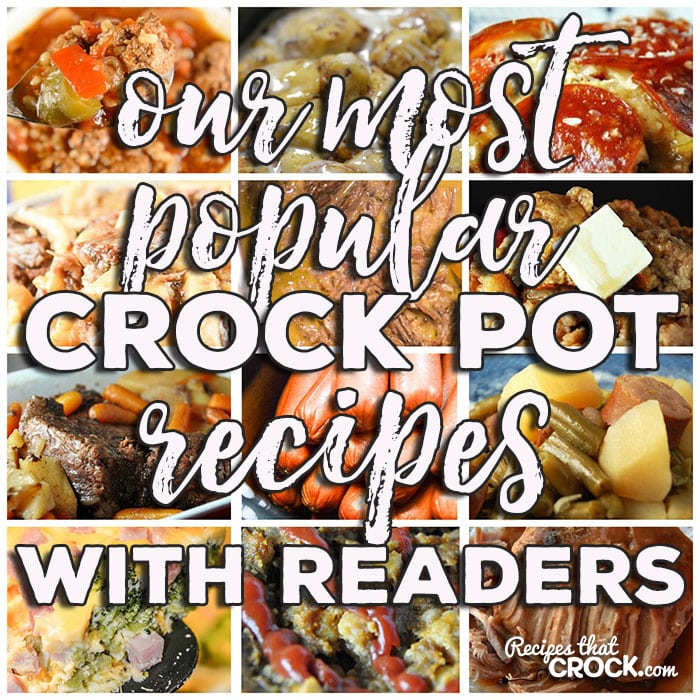This week for our Friday Favorites we have Our Most Popular Crock Pot Recipes with Our Readers like Cooking Hot Dogs in Bulk in a Crock Pot, Slow Cooker Beef Noodles, Crock Pot Ham Broccoli Cheese Casserole, Slow Cooker French Toast Casserole, Creamy Mississippi Instant Pot Roast, Crock Pot Old Fashioned Meatloaf, Crock Pot Mississippi Chicken Thighs, Crock Pot Bourbon Chicken, Crock Pot Chicken and Stuffing Casserole, Crock Pot Crustless Pizza, Crock Pot Pork Loin with Gravy, Crock Pot Chicken Drumsticks, Slow Cooker Stuffed Green Pepper Soup, Crock Pot Cinnamon Roll Casserole, The Perfect Crock Pot Roast and Crock Pot Sausage, Green Beans and Potatoes.