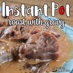 Do you want a delicious Pot Roast with Gravy recipe for your electric pressure cooker? Our Instant Pot Roast with Gravy reduces the cooking time of our Crock Pot Roast with Gravy from 8 hours to 60 minutes!