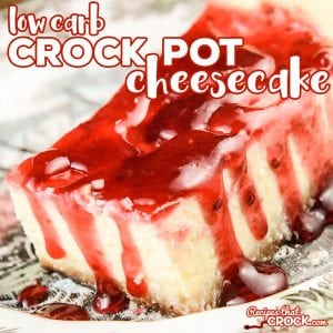 Are you looking for a delicious low carb dessert? Our Low Carb Crock Pot Cheesecake is a delicious treat for those looking for a low sugar dessert option.