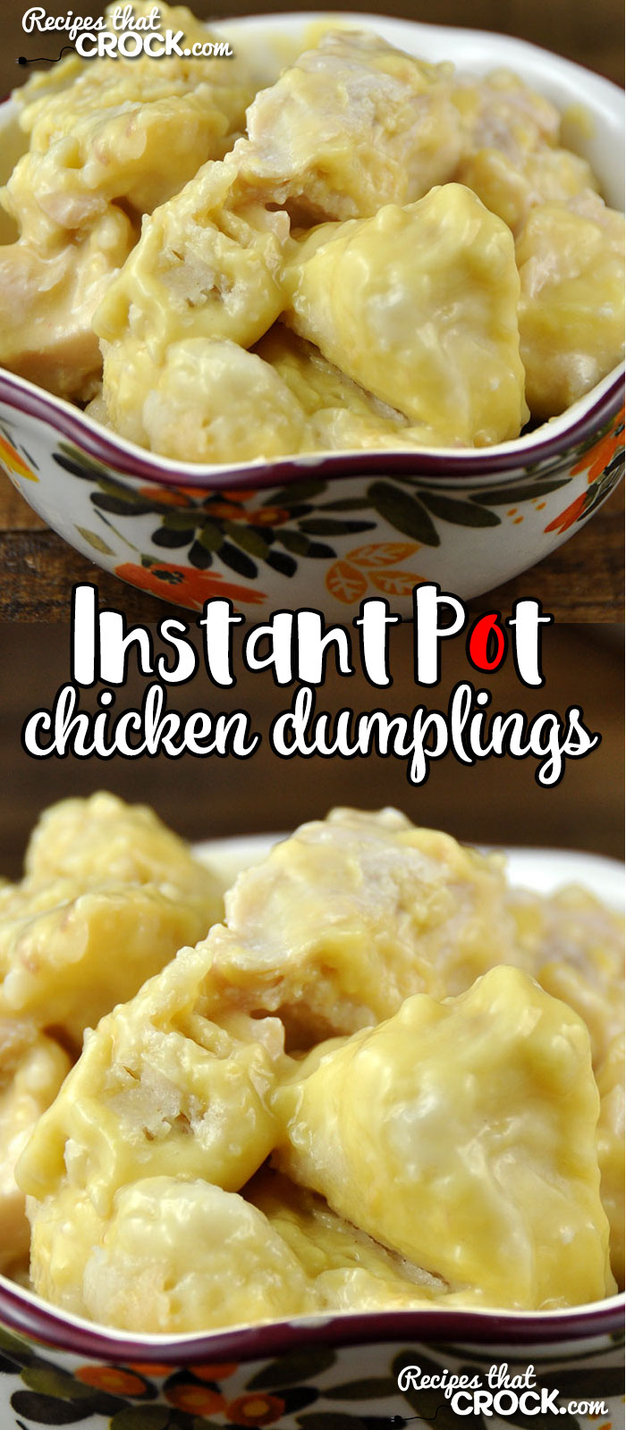 My dear readers, I have an awesome treat for you today! With this Instant Pot Chicken Dumplings recipe, you can have delicious chicken dumplings in a half hour flat! 