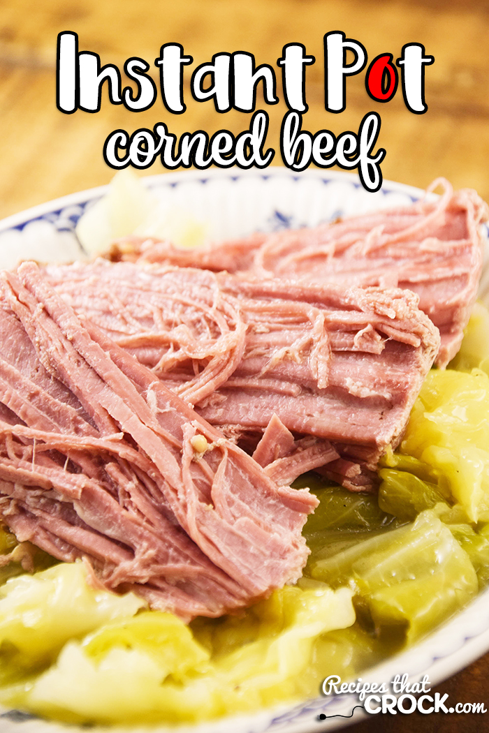 Are you looking for a quick and easy way to make corned beef for St. Patrick's Day, New Year's Day or  simply a delicious family dinner? Our Instant Pot Corned Beef Recipe is super simple to throw together and done in a fraction of the time it takes to make a traditional or Crock Pot Corned Beef recipe.