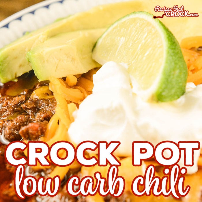 Are you looking for a great low carb chili recipe that is easy to make? Our Crock Pot Low Carb Chili is a hearty, meaty chili with an amazing smoky flavor that even carb lovers can't resist!