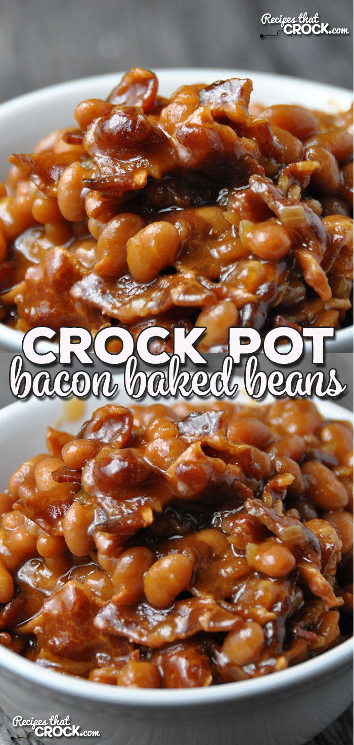 This Crock Pot Bacon Baked Beans recipe submitted by one of our readers is the perfect side to bring to a potluck or barbecue. It would also be a great complement to your own weeknight meal! via @recipescrock